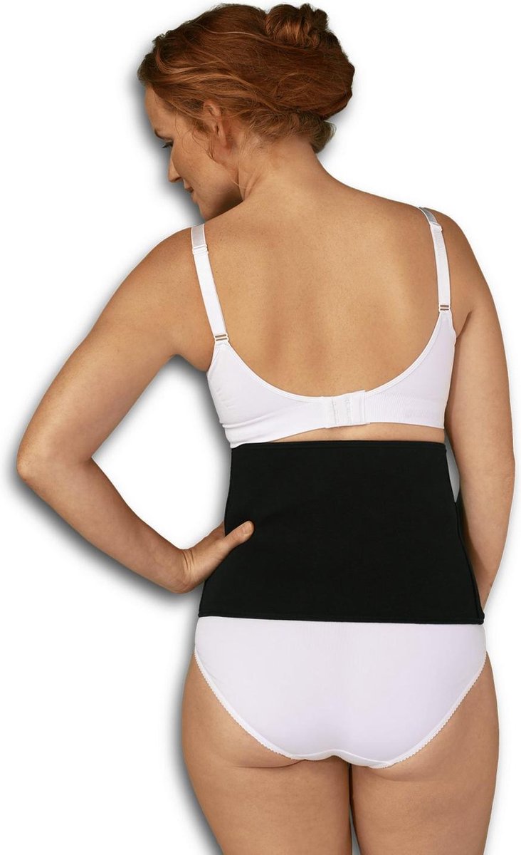 Carriwell - Maat L-XL - Belly Binder – Sluitlaken – Biokatoen – Zwart