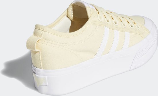 adidas Nizza -maat 38 2/3- Platform W Dames Sneakers - Yellow