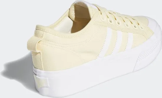 adidas Nizza -maat 38 2/3- Platform W Dames Sneakers - Yellow