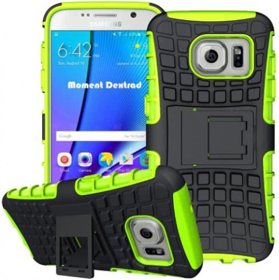 Samsung Galaxy S7+ G930 Schokbestendige Back Cover Groen