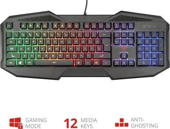 GXT 830 Avonn - Gaming Toetsenbord - QWERTY / Zwart