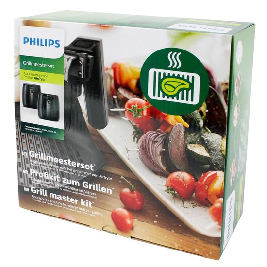 Philips Airfryer Accessoire HD9941/00 - Grillmeesterset voor Airfryer Compact