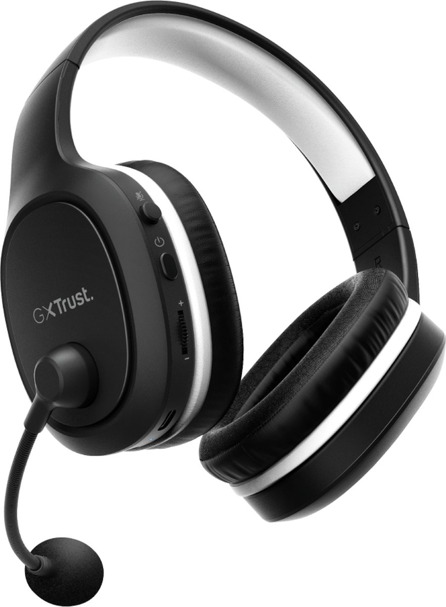 Trust GXT 391 Thian - Draadloze Gaming Headset - Windows, MacOS, PS4, PS5 - Zwart