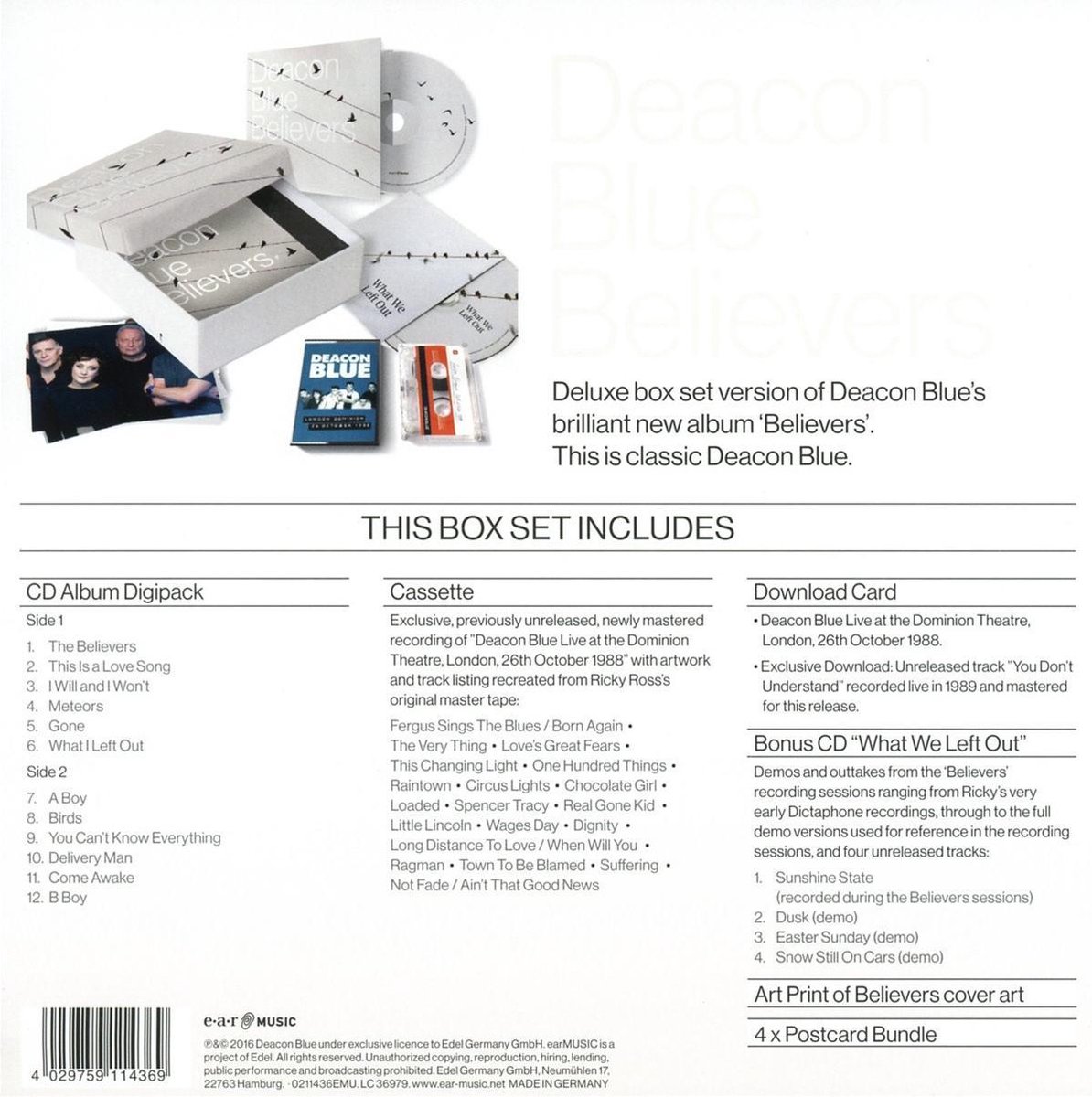 Deacon Blue - Believers ( 3 CD )