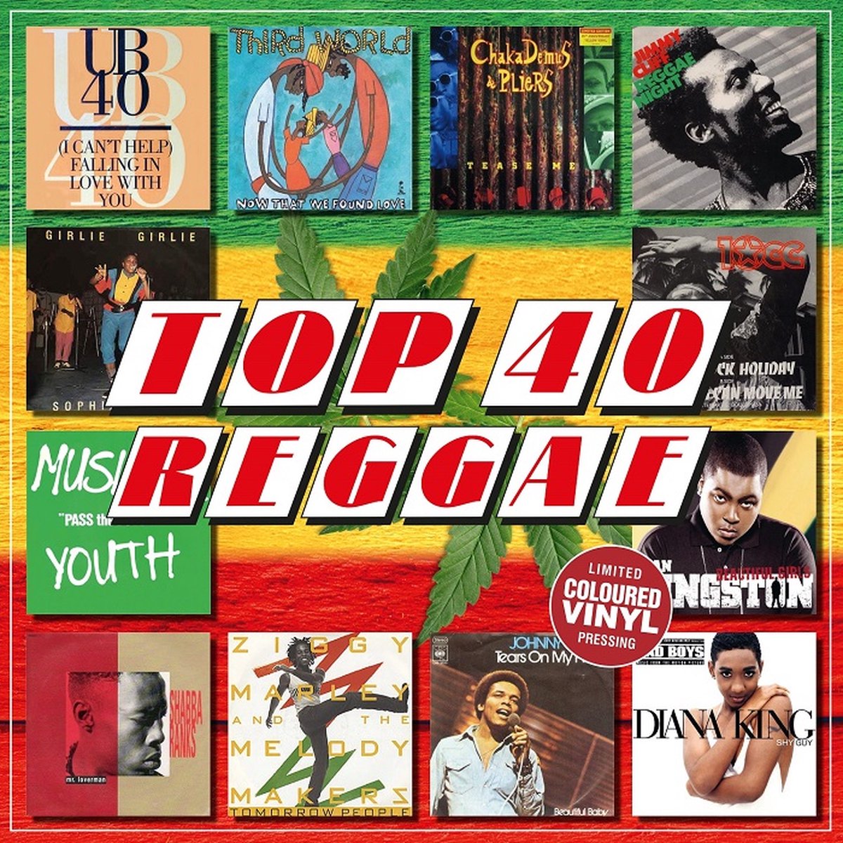 V/A - TOP 40 - Reggae (coloured) (LP)
