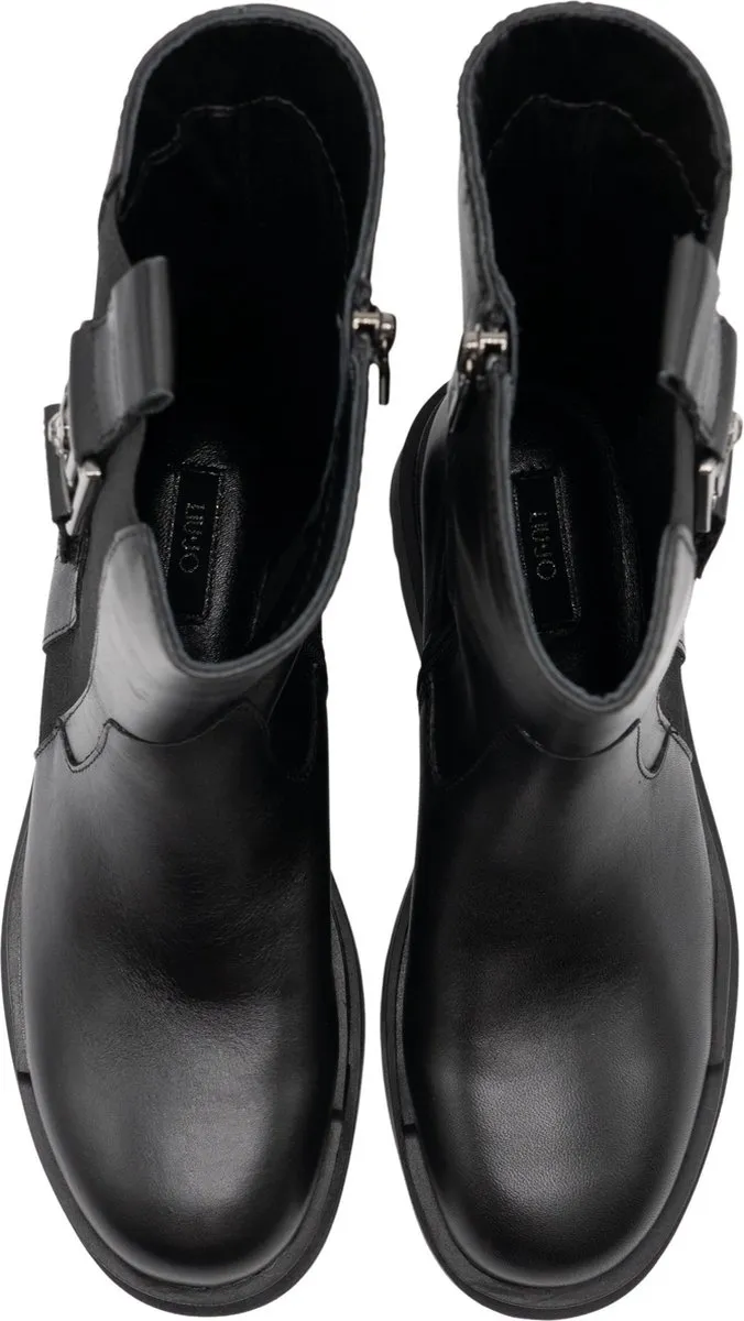 Liu Jo - Maat 39 - Chelseaboot - Dames - Zwart - Leder