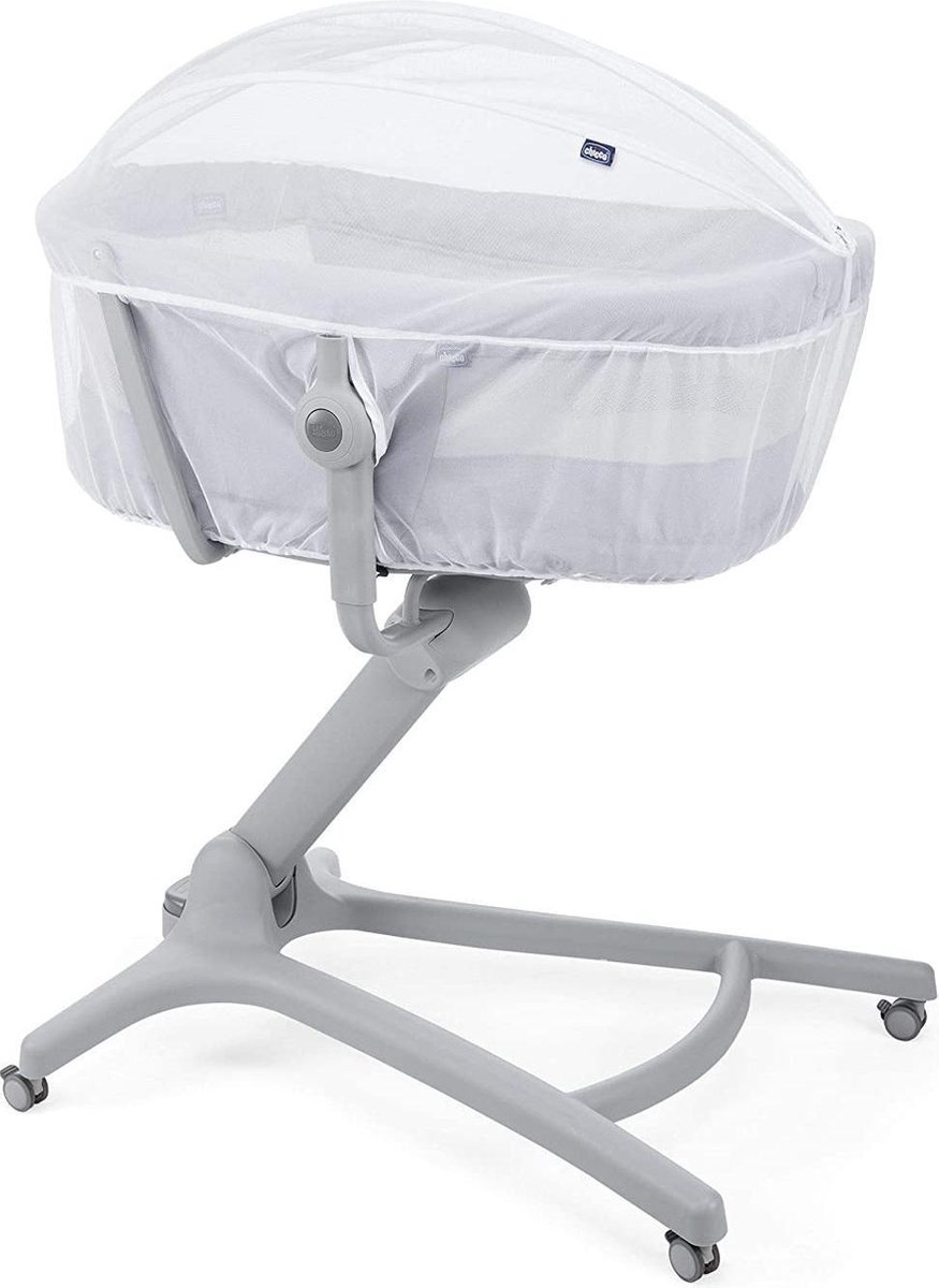 baby bassinet, baby rocker, mosquito net, adjustable stand, casters