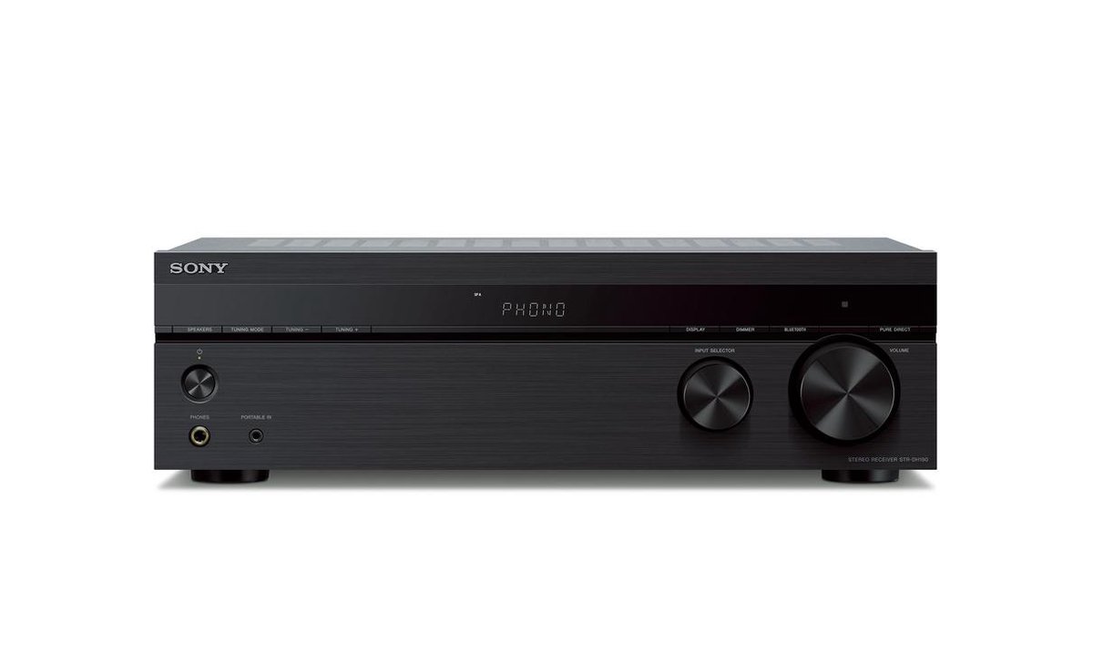 Sony STR-DH190 - Stereo-receiver met Phono - Zwart