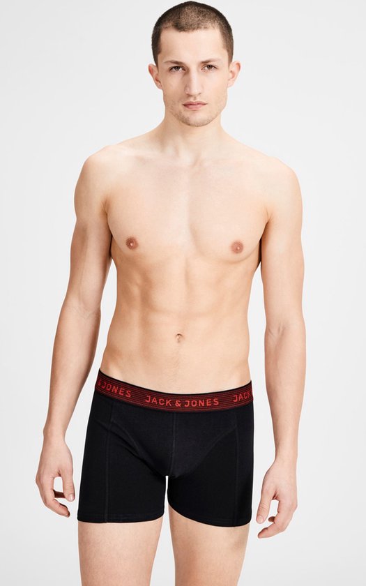 JACK&JONES Maat L ADDITIONALS JACWAISTBAND TRUNKS 3 PACK NOOS Heren Onderbroek 