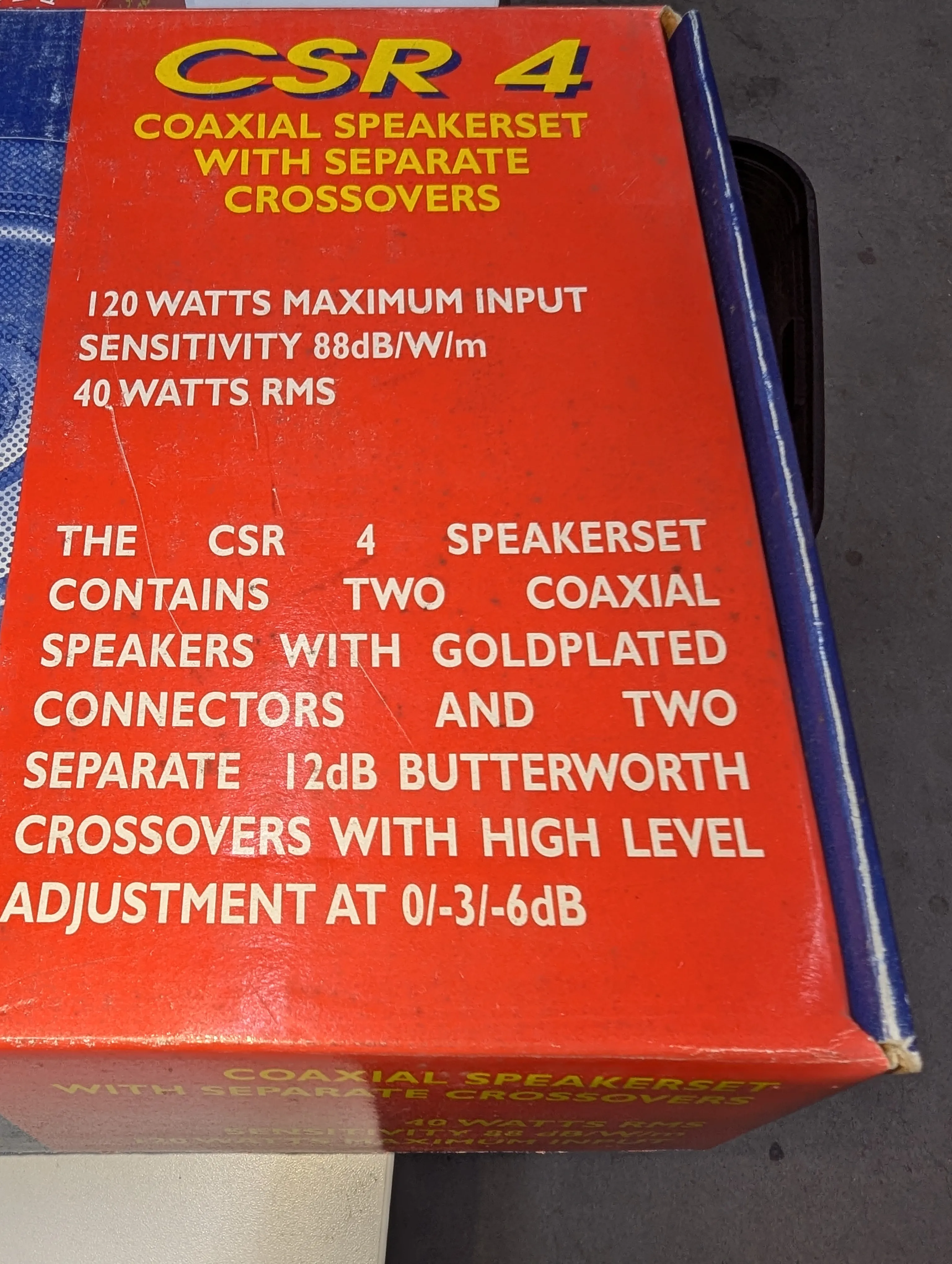 CALIBER CSR 4 Hoogwaardige coaxiale luidspreker