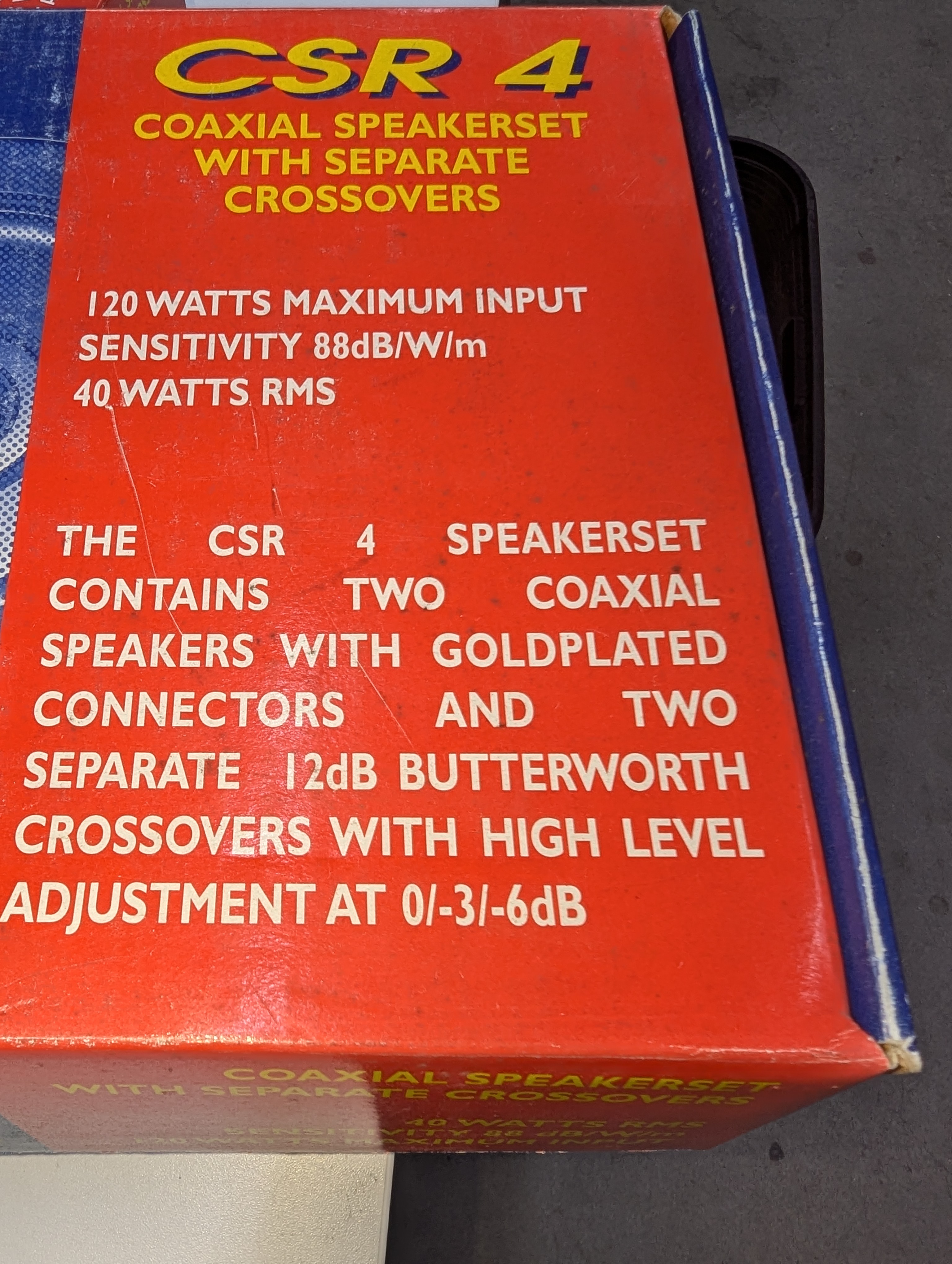 CALIBER CSR 4 Hoogwaardige coaxiale luidspreker