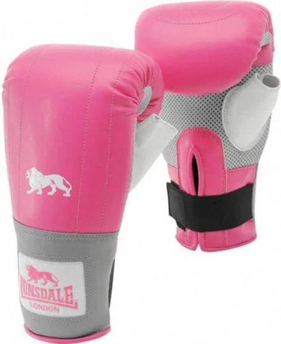 Pro Training Bag Mitt Pink/Grey Lxl