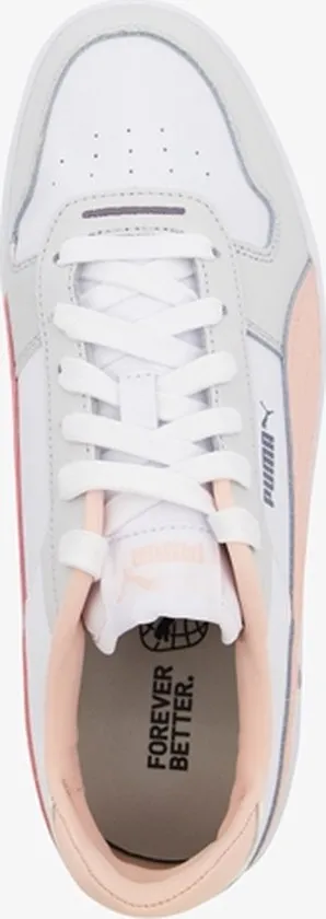 PUMA Carina Street - maat 37 - Dames Sneakers - Wit/Lichtroze