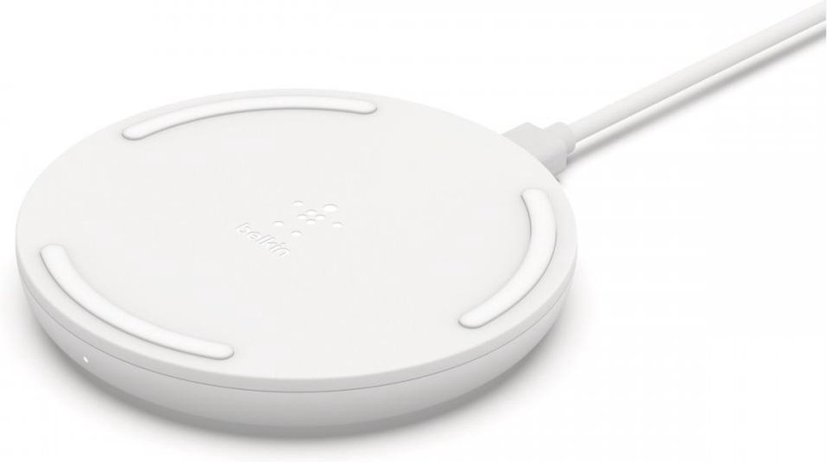 Belkin BOOST Up - Wireless charger - 15W - inclusief 24W adapter - Draadloze oplader - Wit