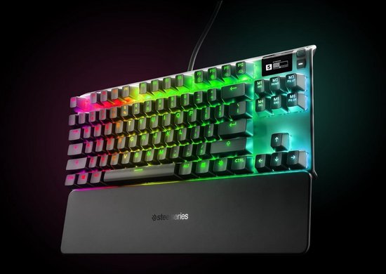 SteelSeries Apex Pro - Azerty - TKL Mechanisch Gaming Toetsenbord – Aanpasbare Omnipoint switches –