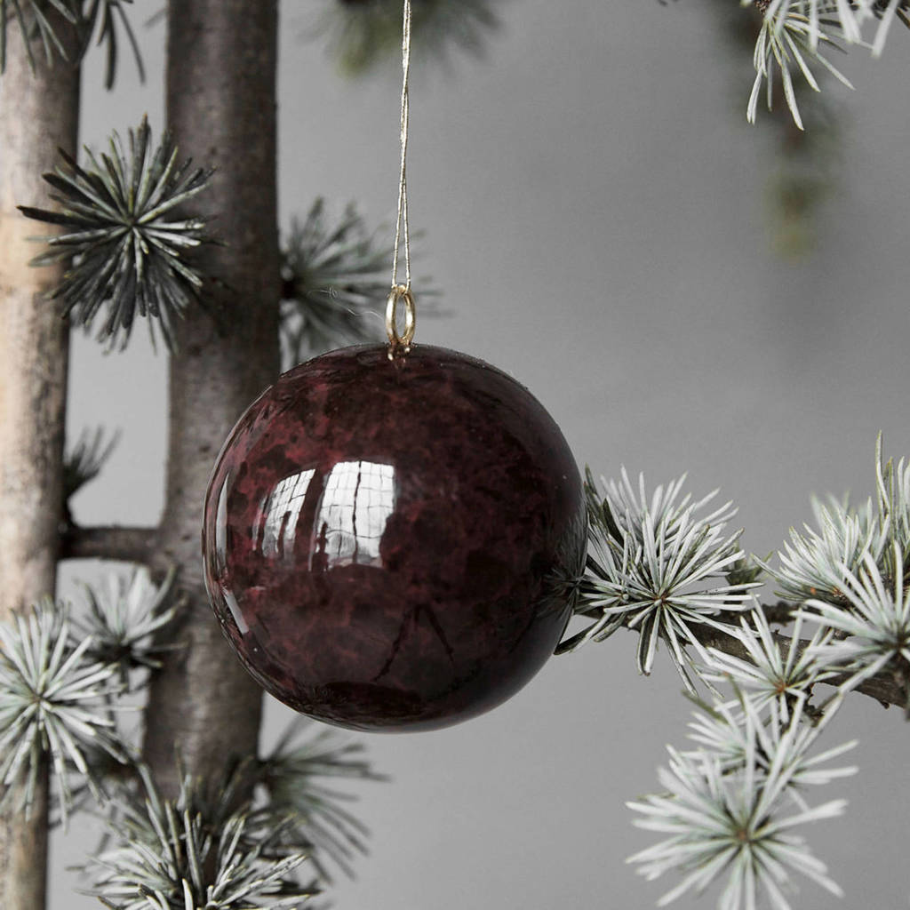 cc6c-0f83-4904-9e42-f33b1155e0f4 House Doctor kerstbal Wijnrood (Ø6 cm)