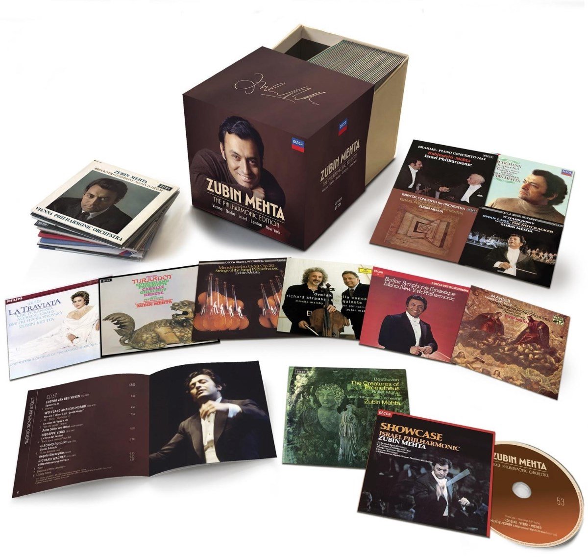 Zubin Mehta - The Philharmonic Edition (57 CD-Box)