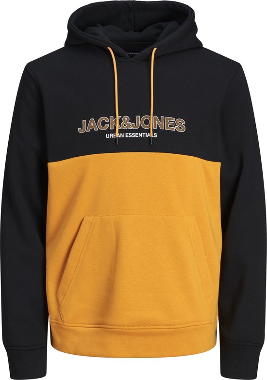 JACK&JONES Maat L JJEURBAN BLOCKING SWEAT HOOD Heren Trui - Maat L