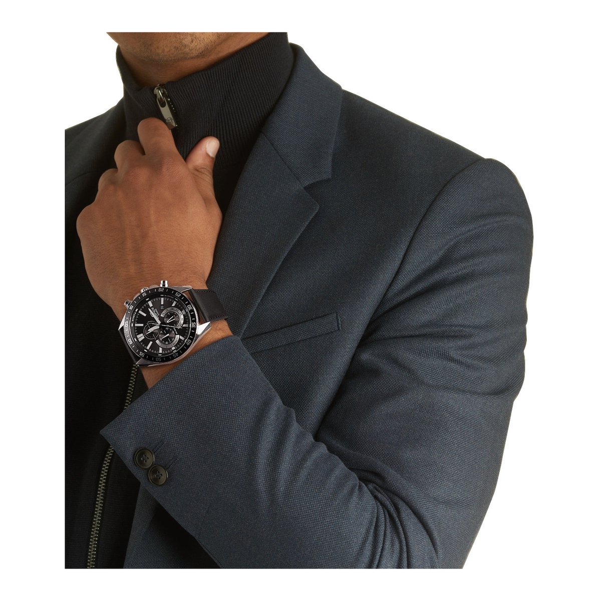 Casio Edifice EFV-620L-1AVUEF Herenhorloge 51 mm - Zwart