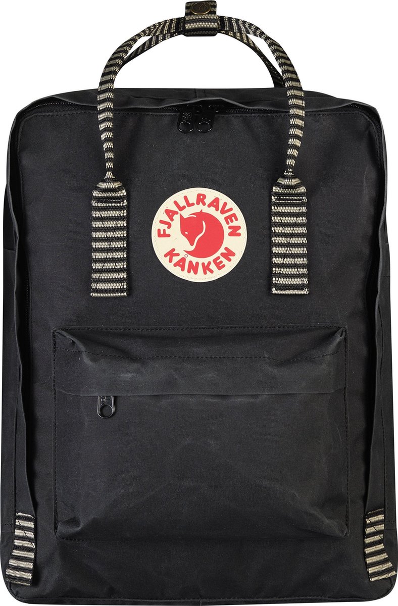 Fjallraven Kanken Rugzak 16 liter - Black / Striped
