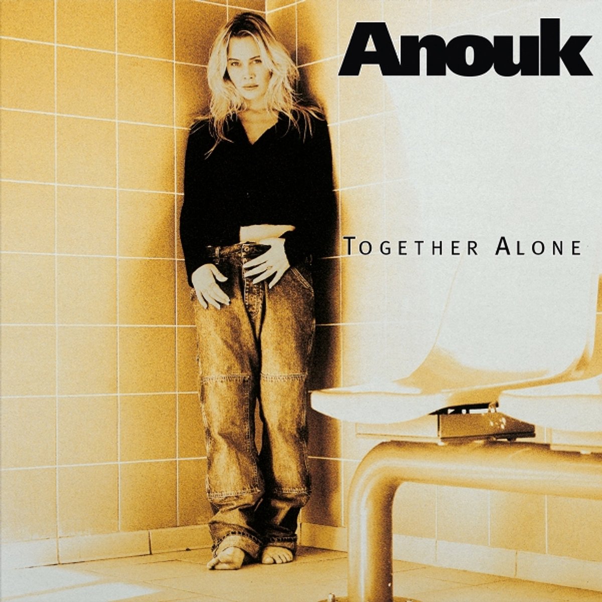 cd album, Anouk, Together Alone, jeans, studio photo