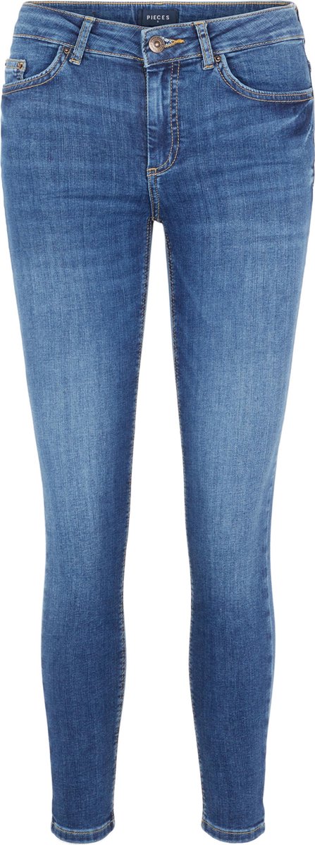 jeans, denim, 5-pocket, blauw, skinny