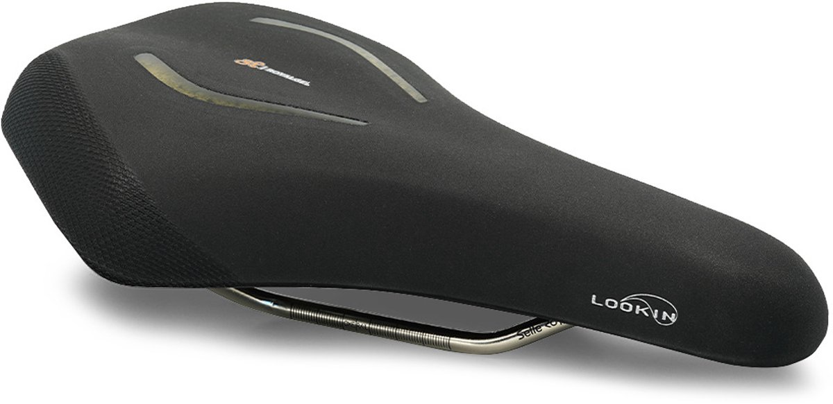 Selle Royal zadel Lookin Evo Moderate Stracciatella zwart