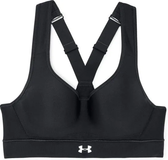 Under Armour - Maat 80C - Warp Knit High Impact Bra Dames Sport BH - Zwart