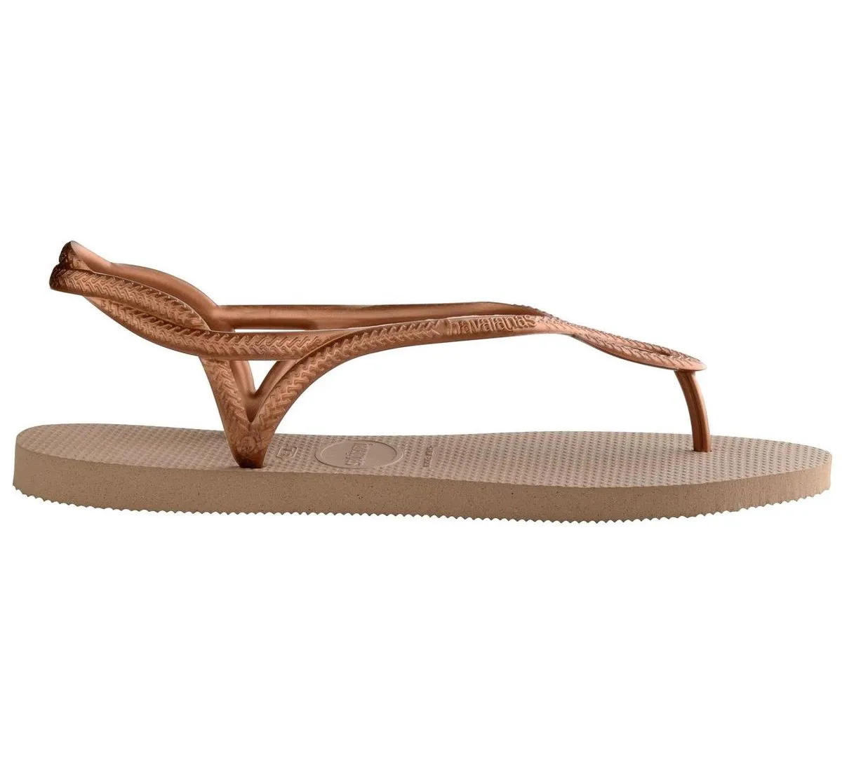 Havaianas - Maat 41/42 - Luna Dames Slippers - Rose Gold