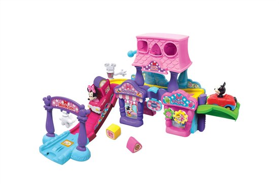 VTech Toet Toet Auto's Disney Minnie's IJssalon Speelset - Interactief Speelgoed - Educatief Babyspe