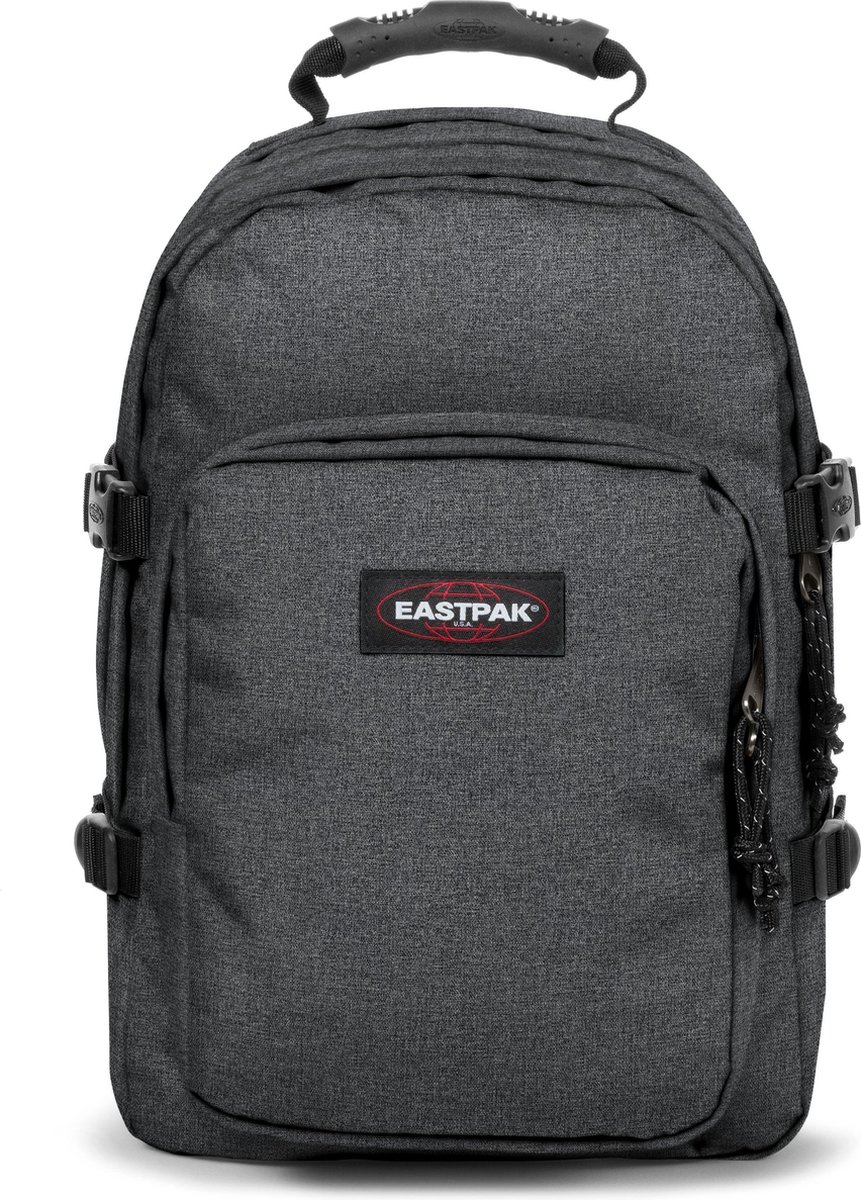 rugzak, grijze tas, backpack, Eastpak, voorgekromde rits