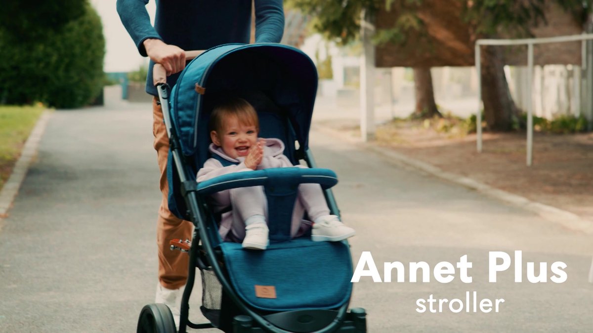 Lionelo Buggy Annet - & - met - & - Verstelbare Rugleuning & - tot 22 - Kinderwagen