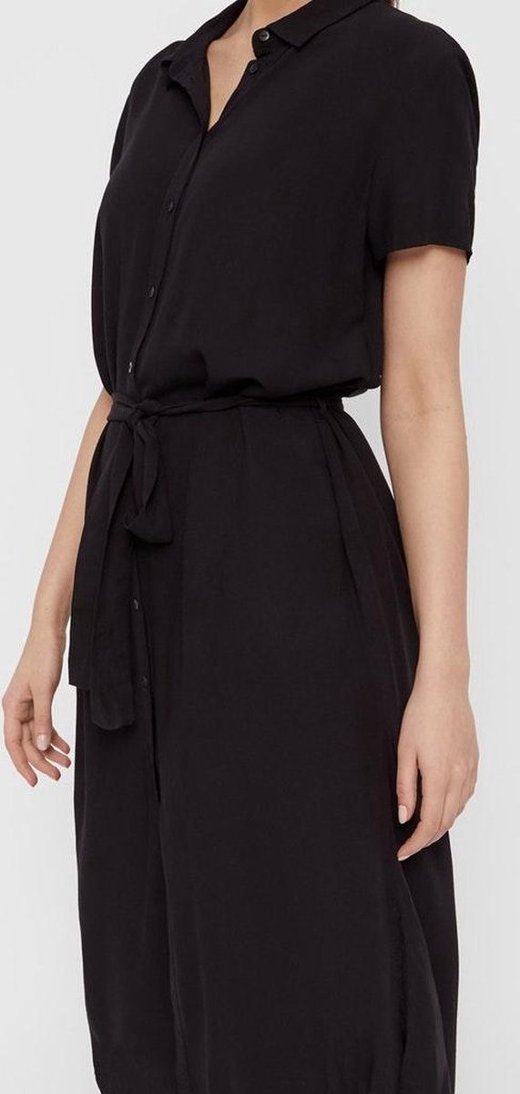 Pieces - Maat XL - PCCECILIE SS LONG DRESS NOOS BC - Dames Jurk