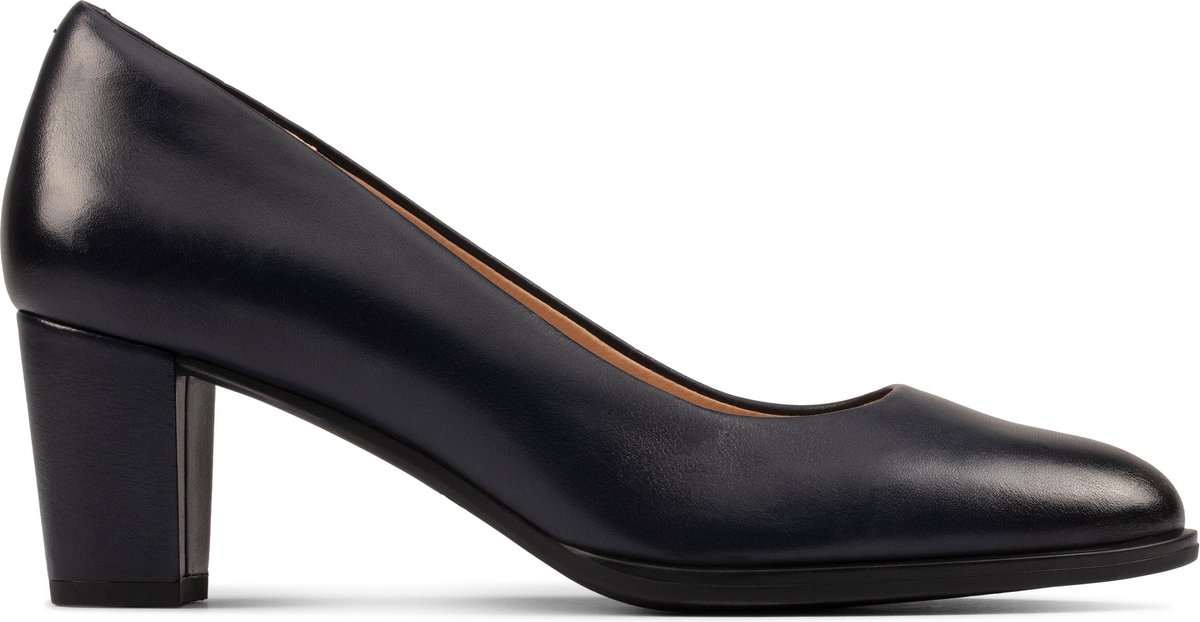 dgmoutlet-nl-Clarks-maat-41-Kaylin60Court2-Pumps-Navy-Leather-aanbieding-sale-korting Kleding, Schoeisel, Hoge hak, Schoen, Kleding, Schoeisel, Hoge hak, Schoen