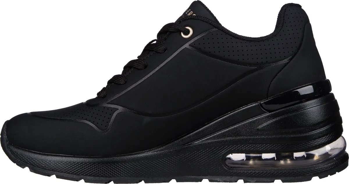 Skechers - Maat 38 - MILLION AIR - ELEVATED AIR dames sneakers - Zwart