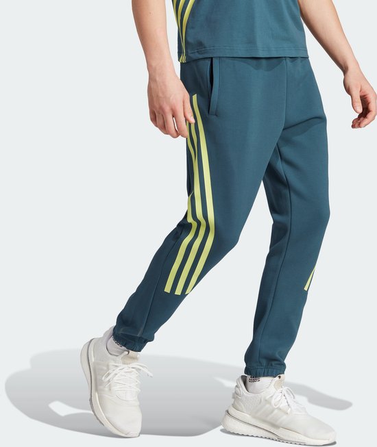 adidas Sportswear Future Icons 3-Stripes Maat  M - Broek - Heren - Turquoise