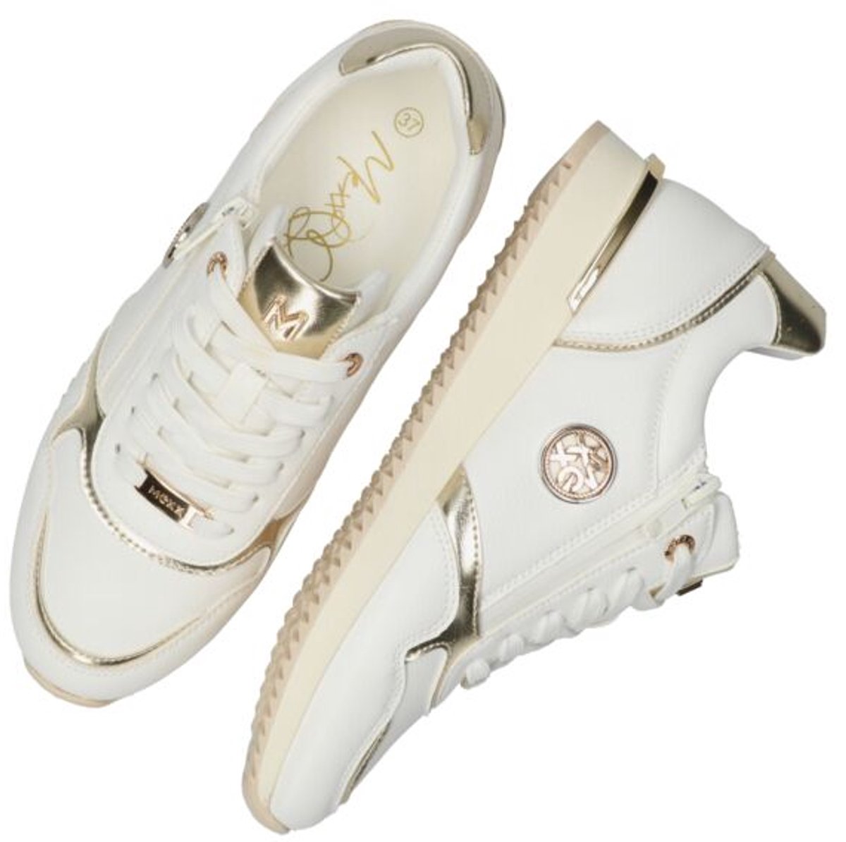Mexx - maat 40 - Industries EKE CAIA Sneaker Dames Sneaker-Wit