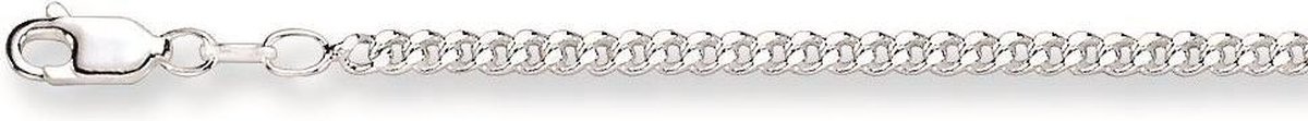 Silver Lining ketting - zilver - gourmet 3.0 mm - 50 cm