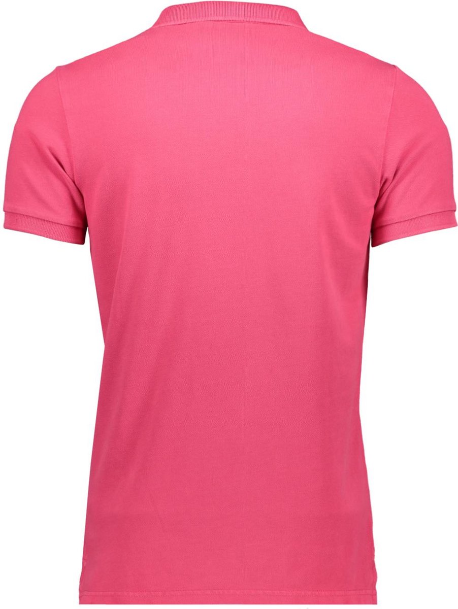 Superdry - maat XL- Vintage Superstate Polo Heren Poloshirt - Roze