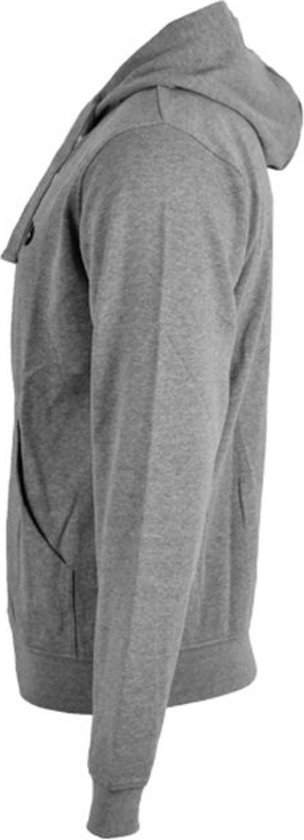 Donnay  Maat XXL - Sweatvest met capuchon (Bruce) - Sportvest - Heren - Silver marl (032)