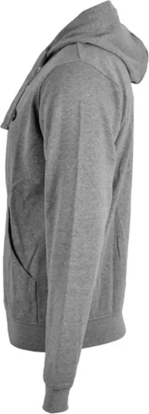 Donnay  Maat XXL - Sweatvest met capuchon (Bruce) - Sportvest - Heren - Silver marl (032)
