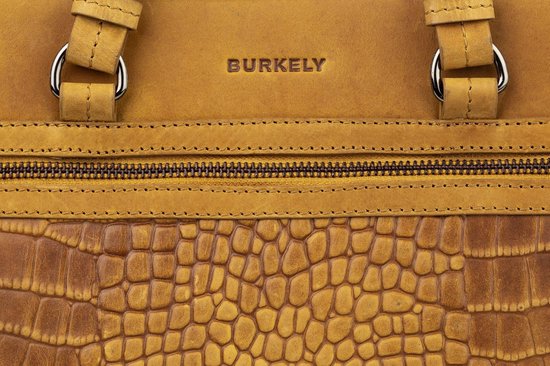 BURKELY Croco Cody CC Holder Creditcardhouder - Geel