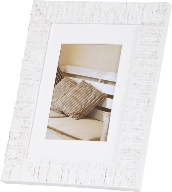 Koopjeshoek - Henzo DRIFTWOOD - Fotolijst - 13 x 18 cm - Fotoformaat 13 x 18 / 9 x13 cm - Wit
