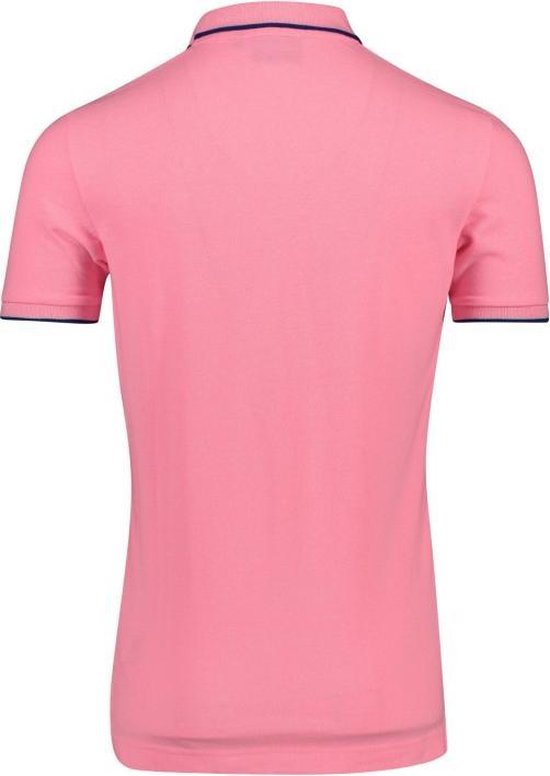 Superdry PoOrange Label Side Pique Heren Poloshirt - Maat S