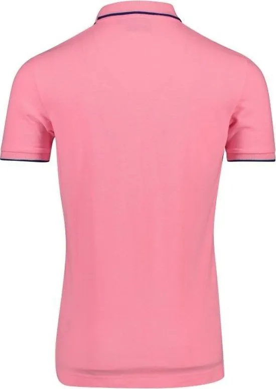 Superdry PoOrange Label Side Pique Heren Poloshirt - Maat S