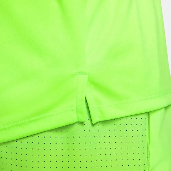 Nike Maat M  Dri-Fit Run Division sportshirt heren donkergroen