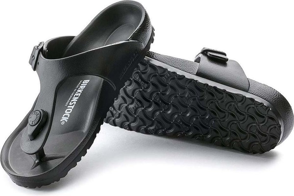 Birkenstock - Maat 31 - Slippers Kinderen Gizeh EVA - 128423 Black