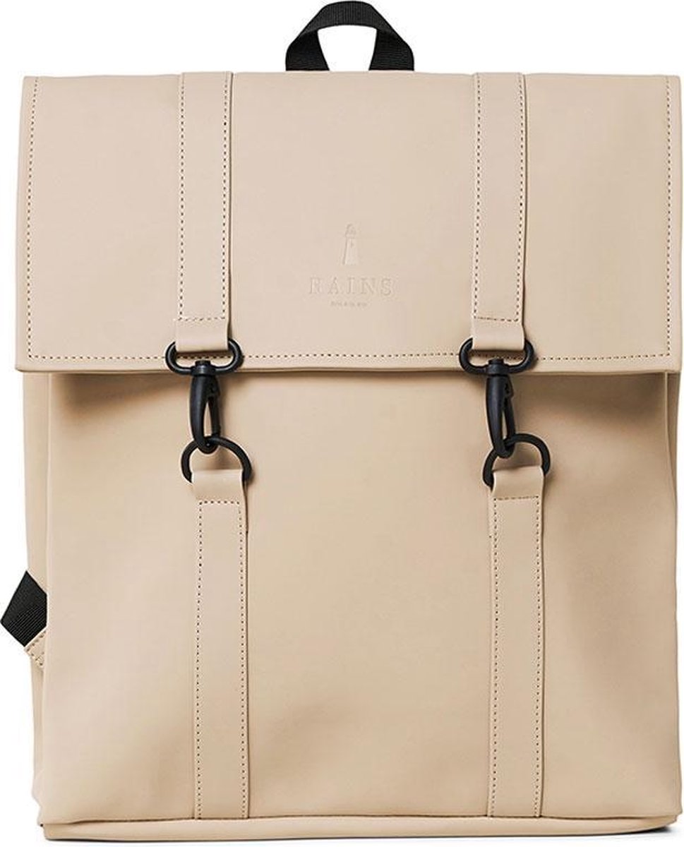 rugzak, backpack, beige, canvas, riemen