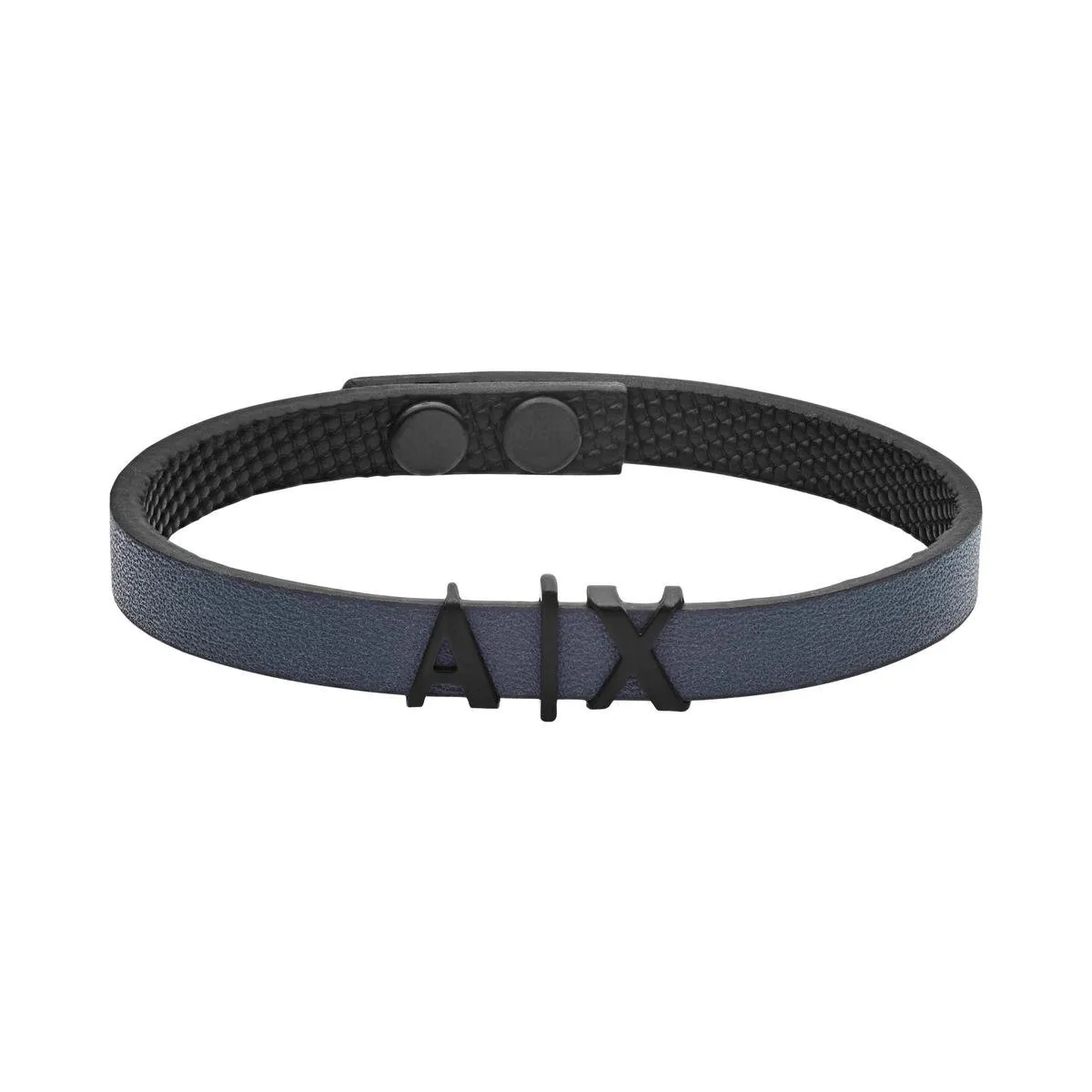 armband, leer, kunststof, blauw, AIX