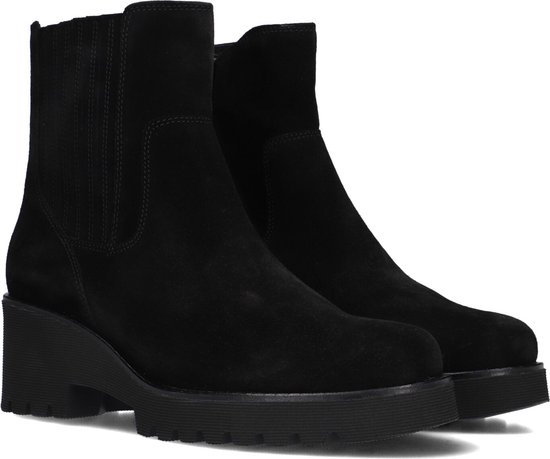 Gabor -  Maat 38 - Chelsea boots zwart Suede - Dames